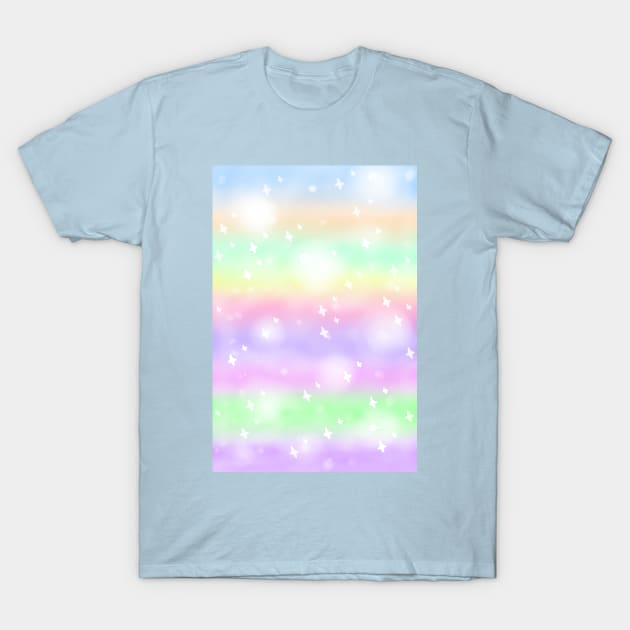 Pastel Rainbow T-Shirt by ShionS3